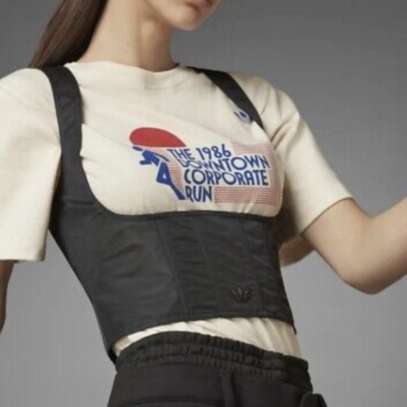 adidas Blue Version Underbust Corset - Small - Picture 8 of 9